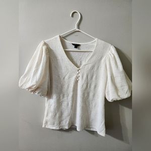 RW&Co large puff sleeve top